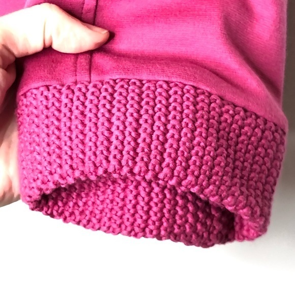 Tara Ryan Mauvelous Cropped Jacket Mauve Pink Knit Button Front Medium NEW - Picture 7 of 9